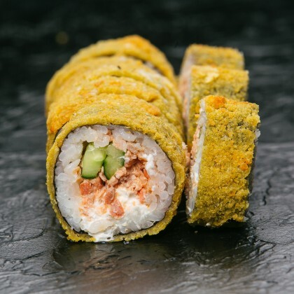 Ролл "Жареный сяке темпура" 8шт