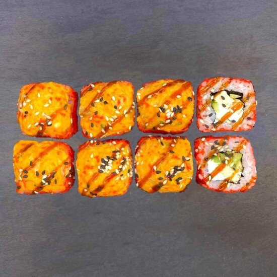 Ролл Лосось спайси