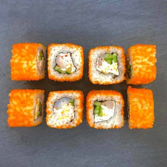 Ролл Калифорния с креветкой