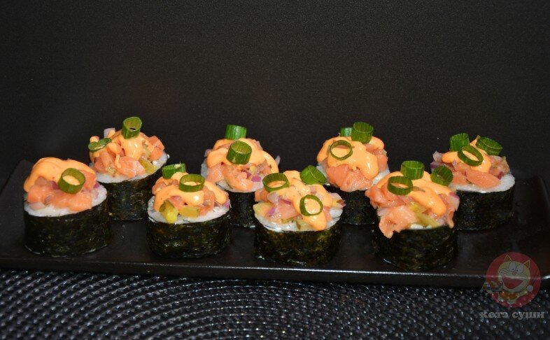 Сяке спайси тар-тар