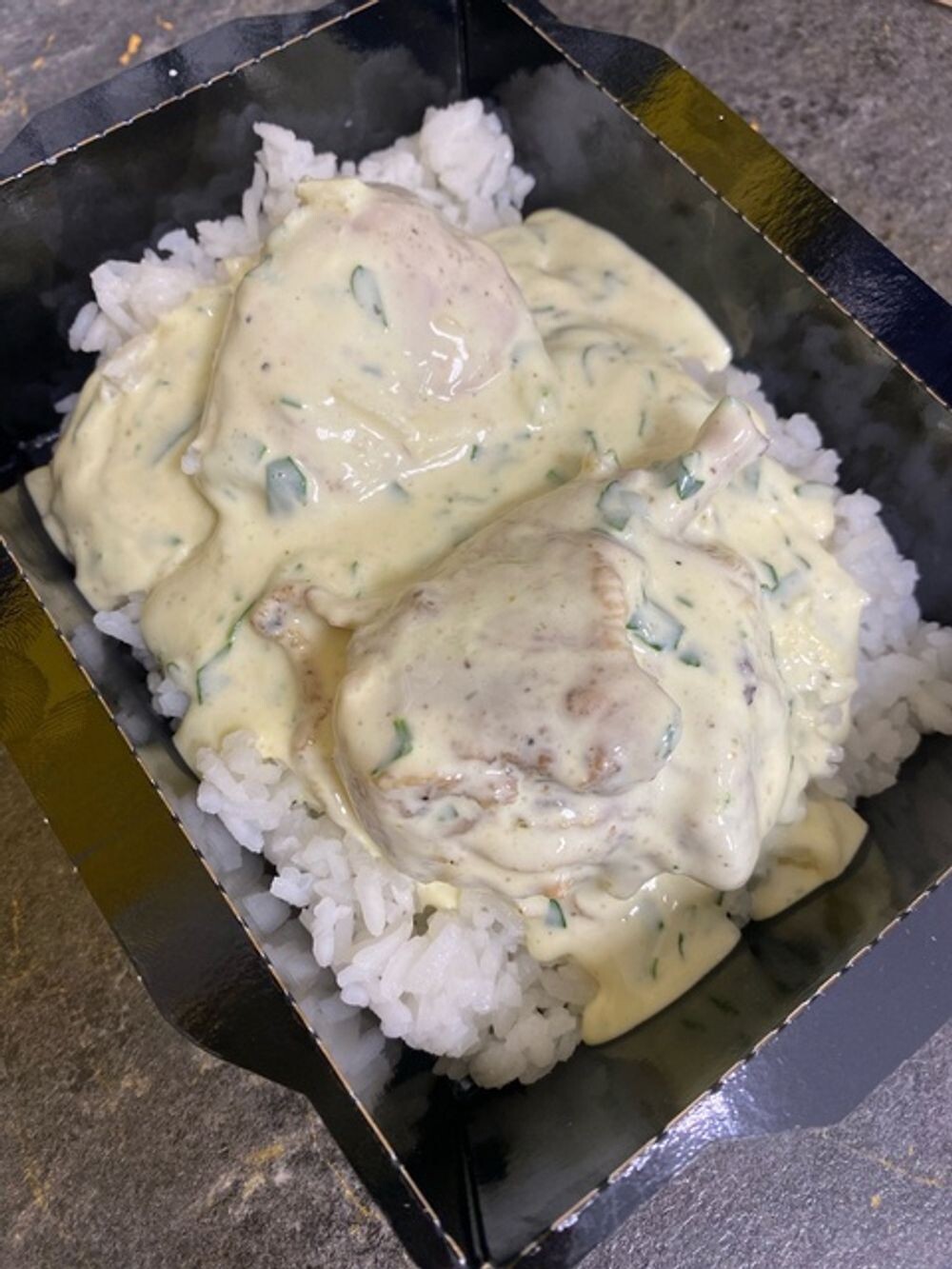 Чкмерули с рисом