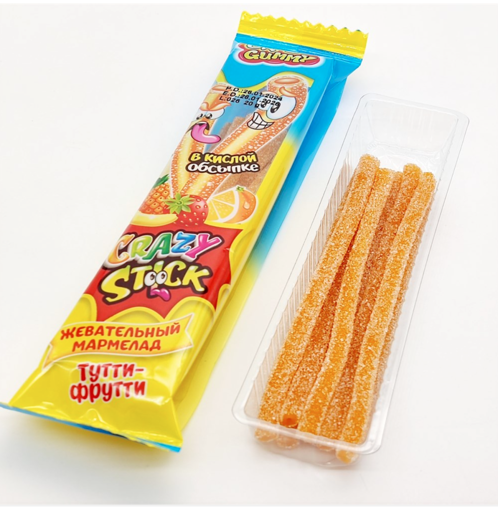 Жев. мармелад Crazy Gummy 20г