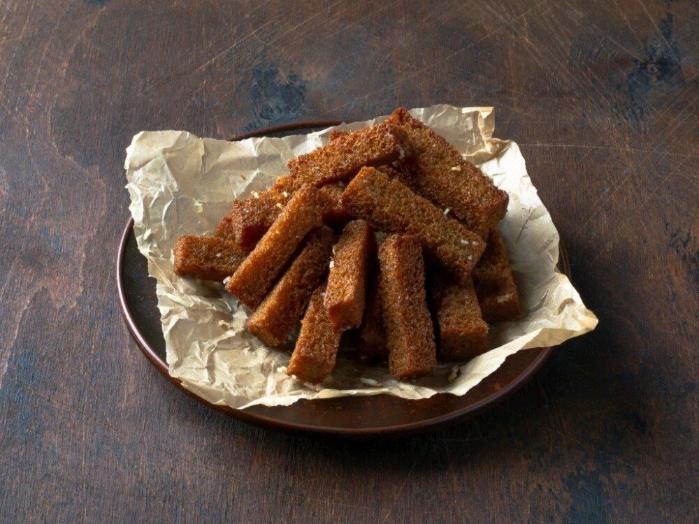 Гренки с сыром и чесноком
