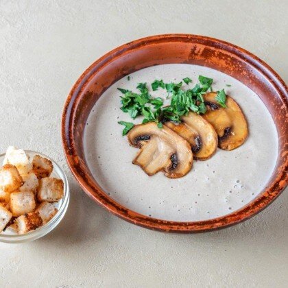 Крем суп из шампиньонов