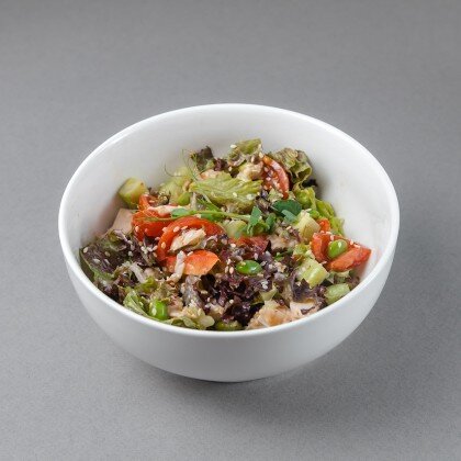 Салат с копченой курочкой