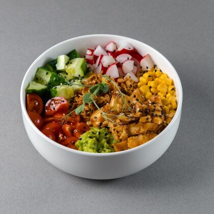 Копчёный цыпленок в соусе терияки