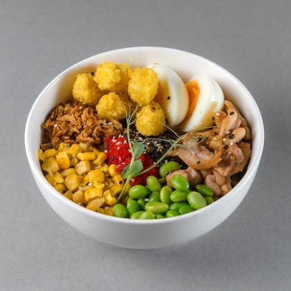 Курочка с жареным тофу