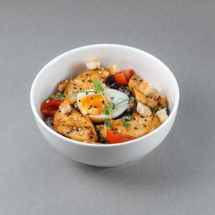 Японский цезарь с курочкой