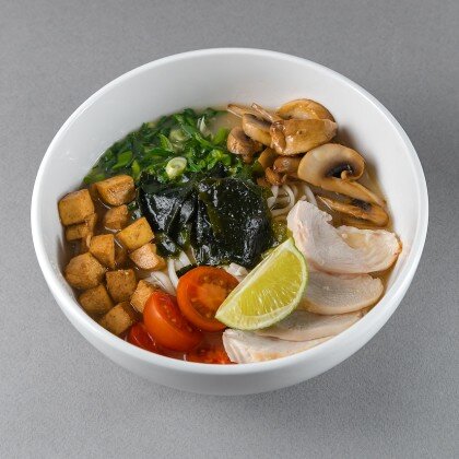 Мисо с копченым цыпленком