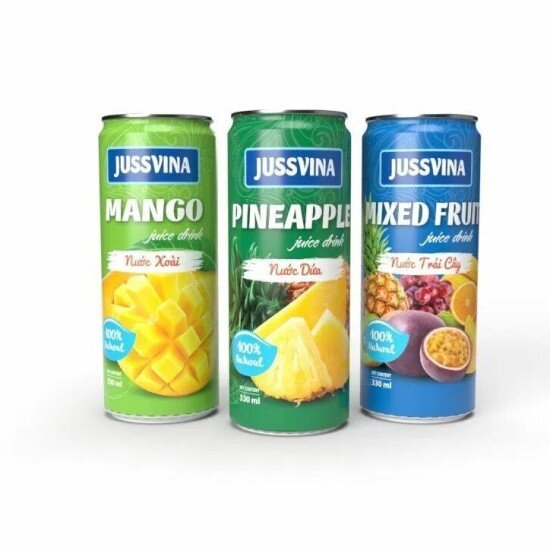 Напиток сокосодержащий JUSSVINA 330 мл в асс