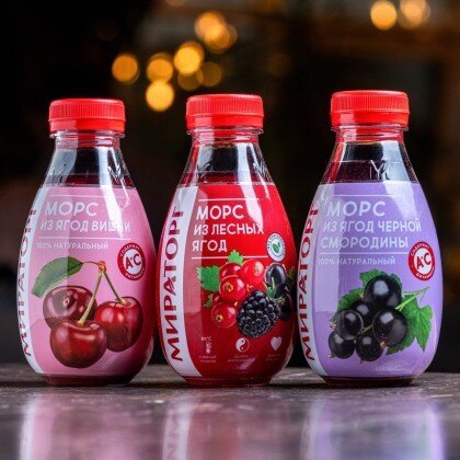 Морс Мираторг в ассорт-те 370 мл