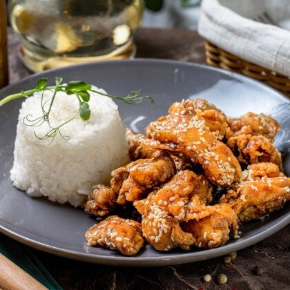 Курочка в карамельном соусе