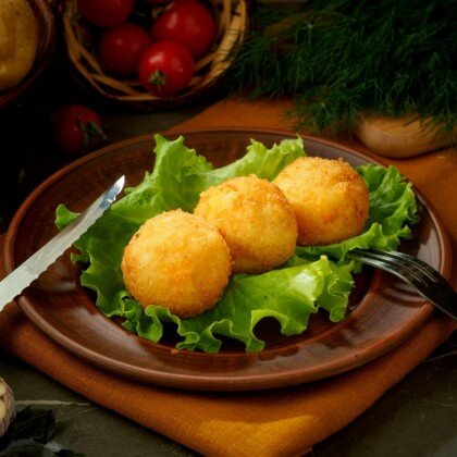 Картофельные крокеты с сыром