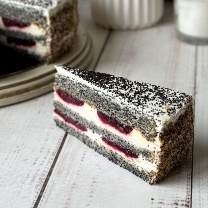 Торт маковый