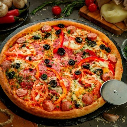 Пицца "Монте Бьянко"