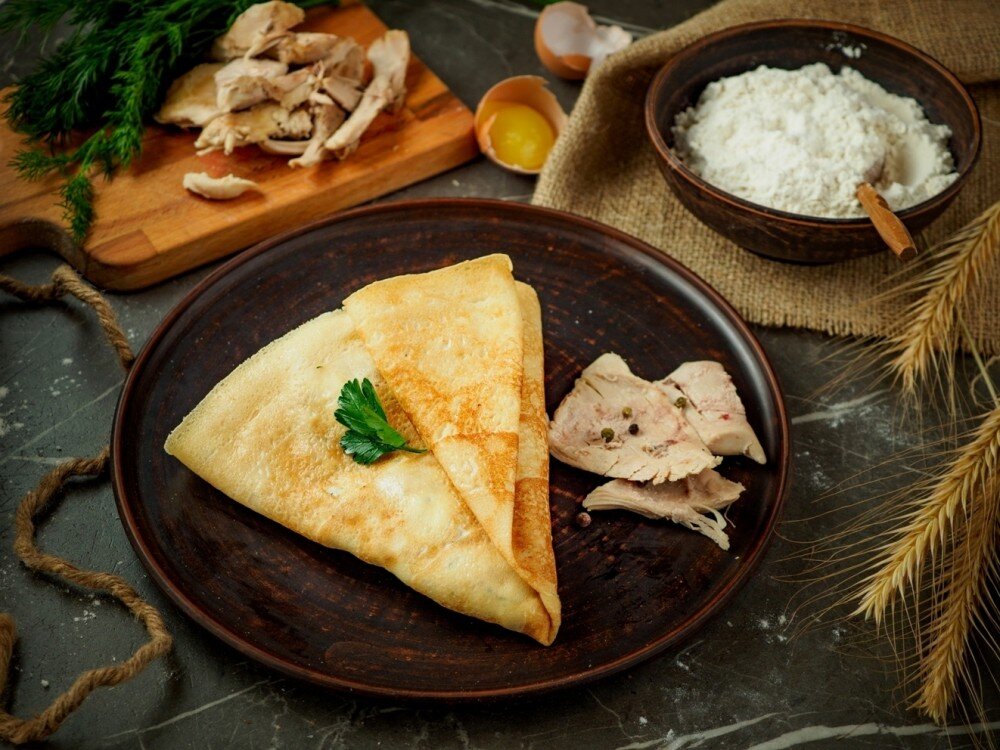 Блин с курицей 160 гр.