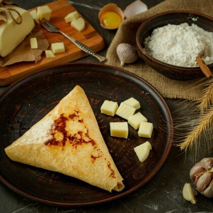 Блин с сыром