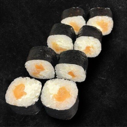 Сливочные маки с лососем 8 шт