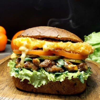 Тамбургер "МясоRoob" с сыром фри