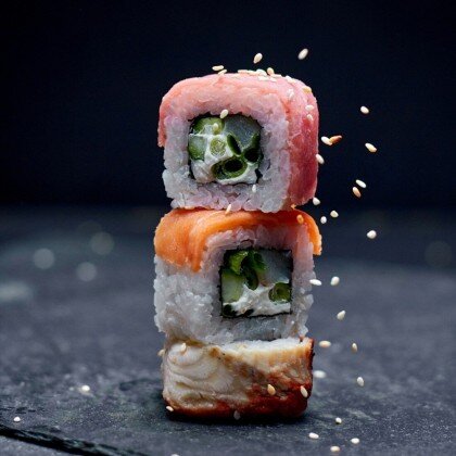 Рыбное ассорти ролл 8 шт