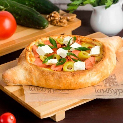 Хачапури с лососем