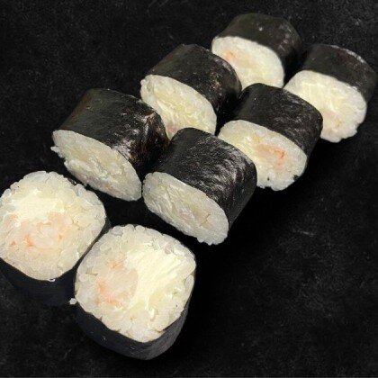 Сливочные маки с креветкой 8 шт