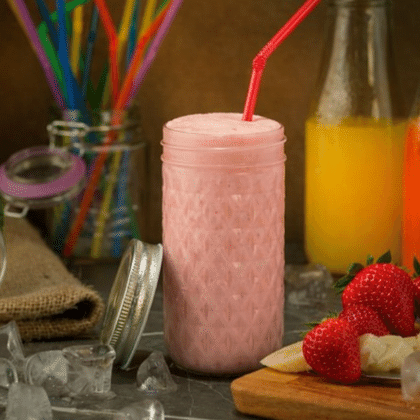 Смузи "Клубника-банан" 200 мл.