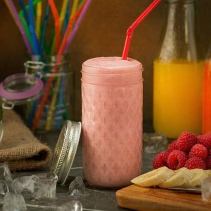 Смузи "Малина-банан" 200 мл.