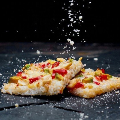 Японская овощная пицца