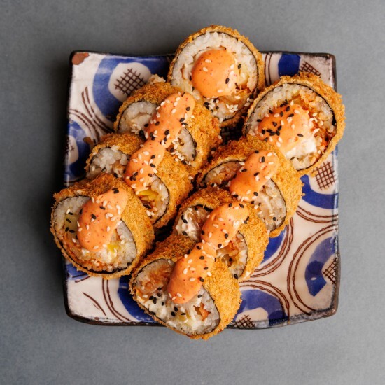 Ким Паб с креветкой жареный