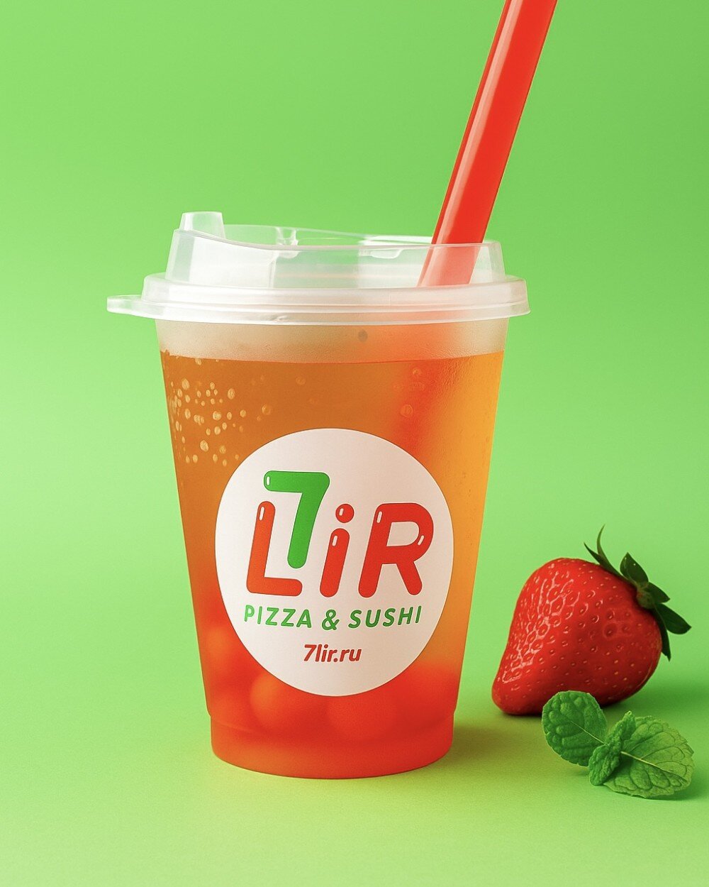 Бабл Лимонад "Клубника-мята"