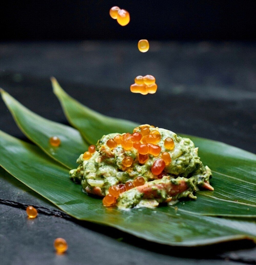 Вок Дзао Кинг с копченым лососем