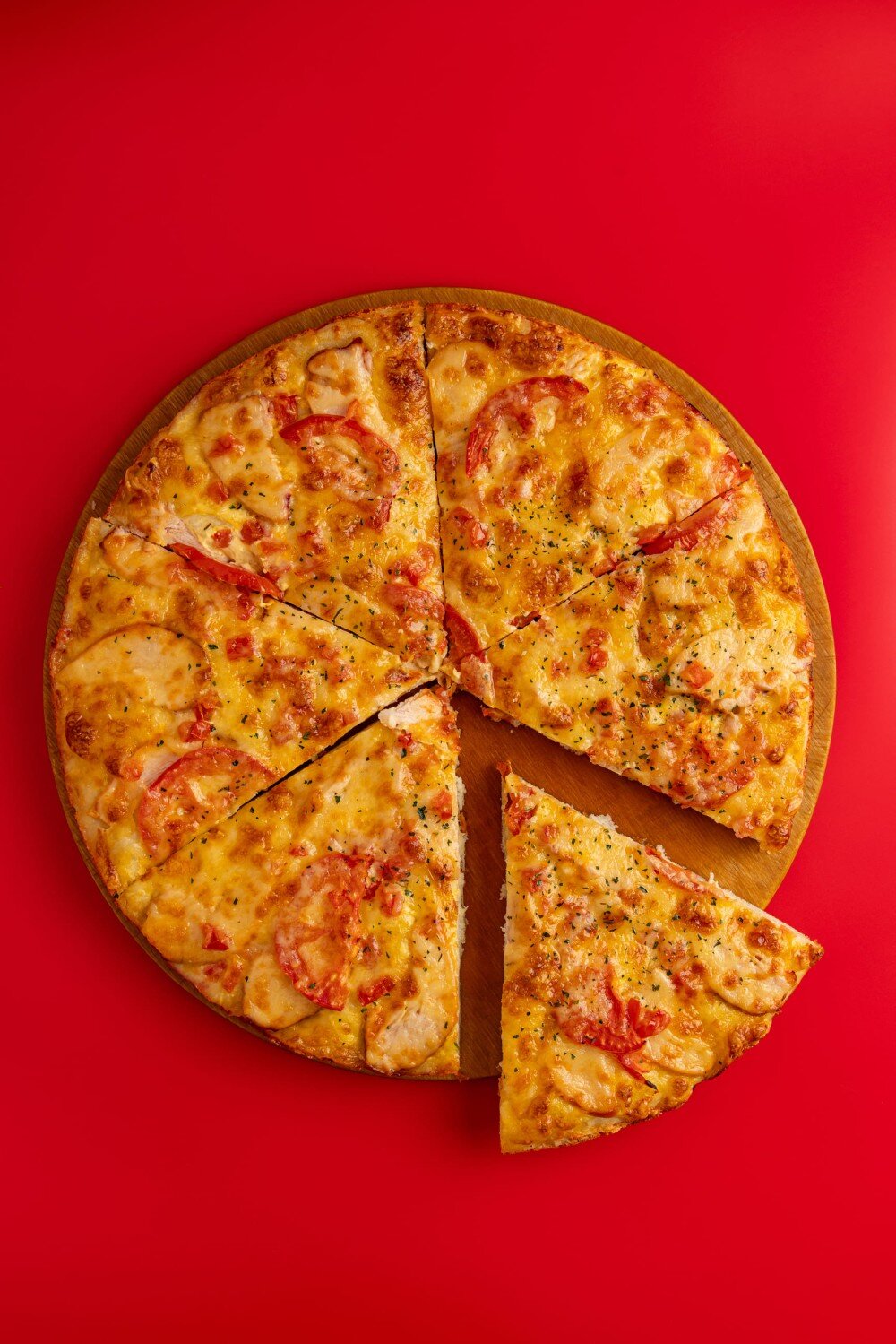 Пицца "Сырный цыпленок" - 6 кусочков