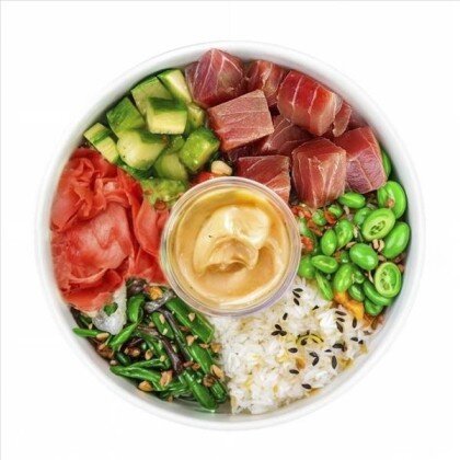 Поке с тунцом мини