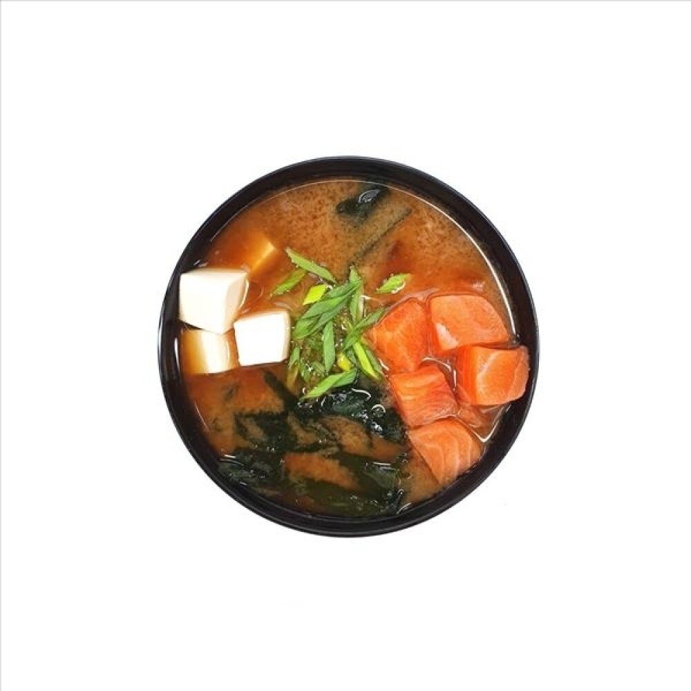 Мисо-суп с лососем