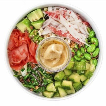 Поке с крабом мини