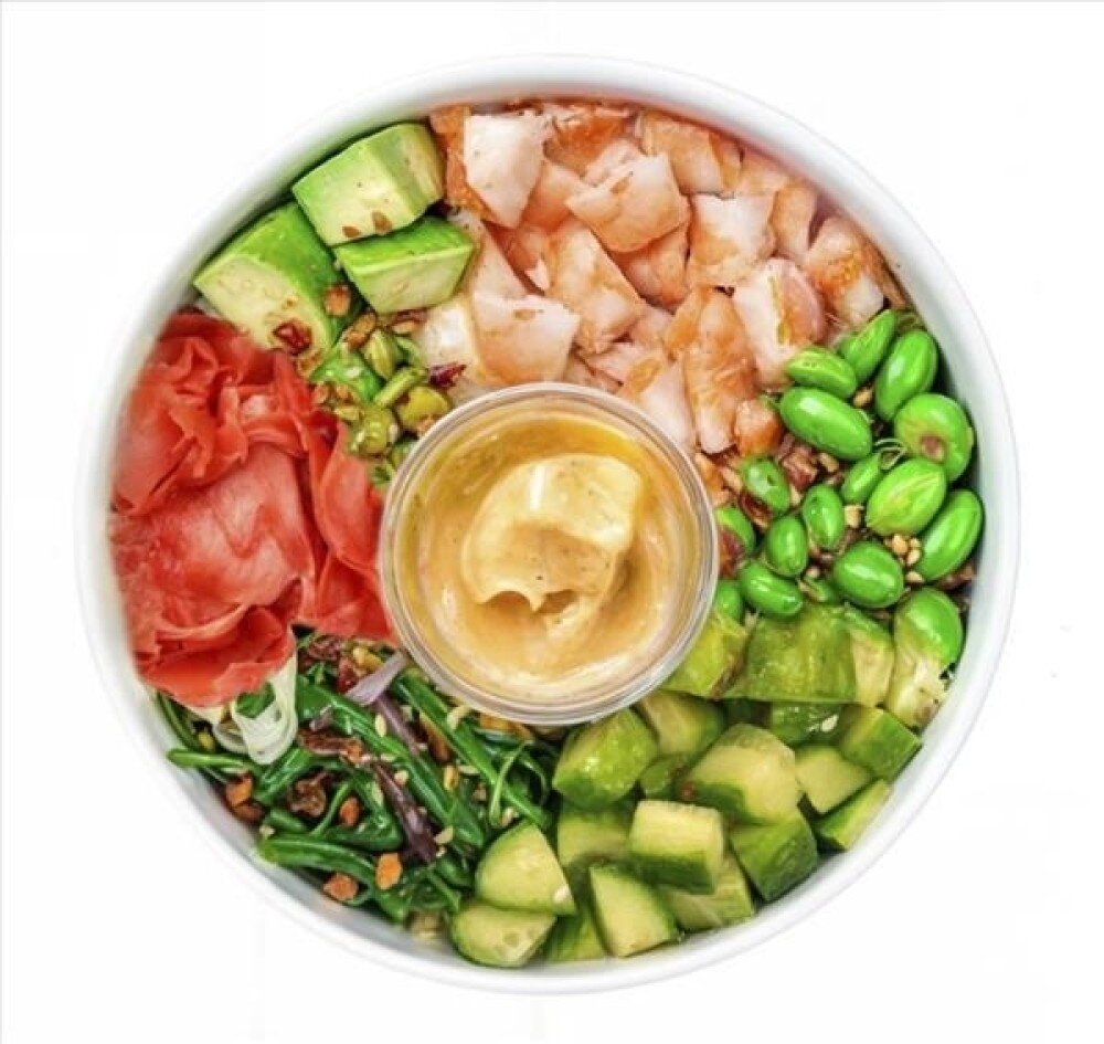 Поке с креветками