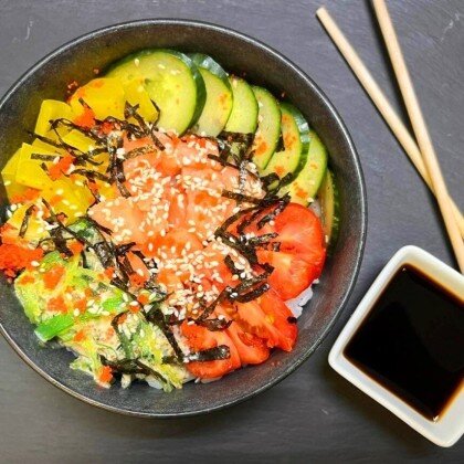 Поке с креветкой