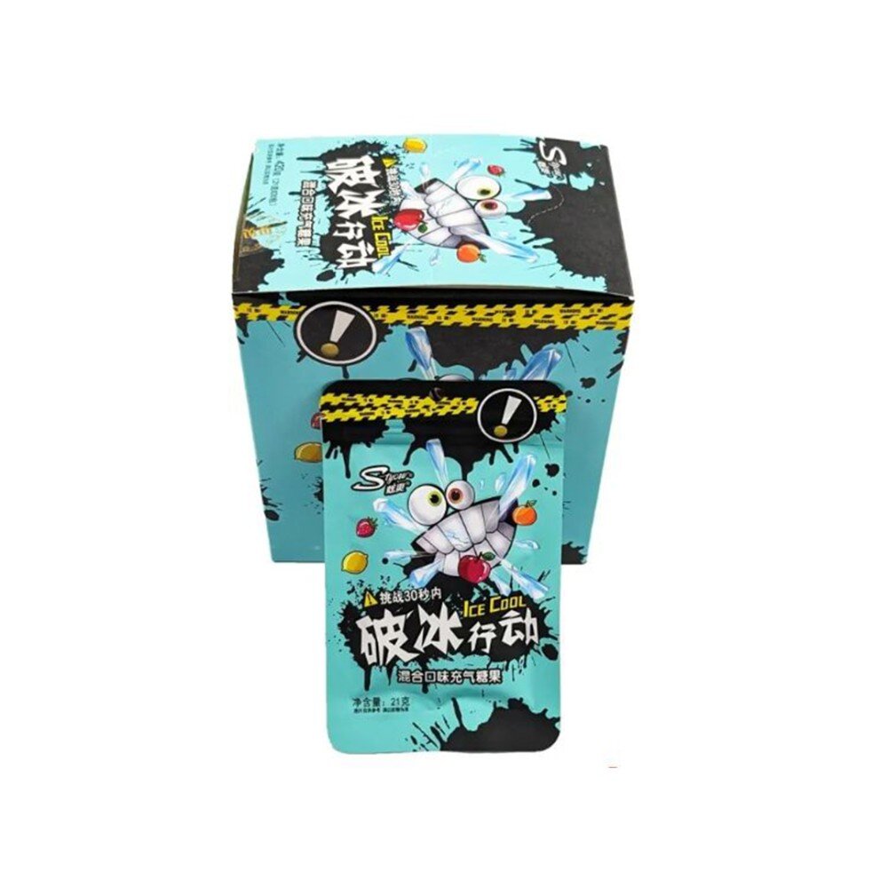 Конфеты мятные фруктового вкуса 21гр