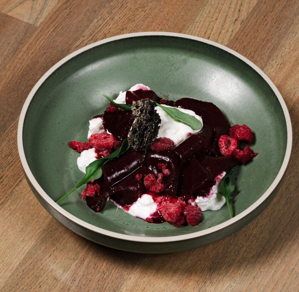 Салат со свеклы с рикоттой