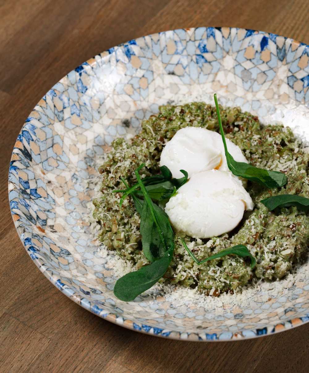 Гречка с песто