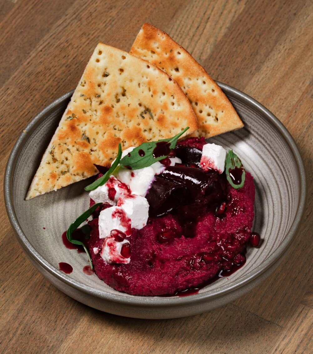 Свекольный хумус