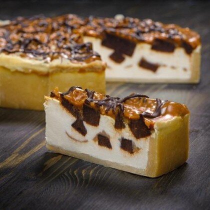 Чизкейк "Брауни с карамелью"