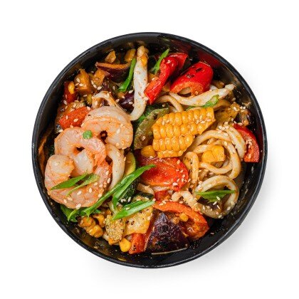 УДОН с креветками Том ям