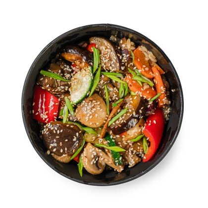 WOK  микс грибов и овощей