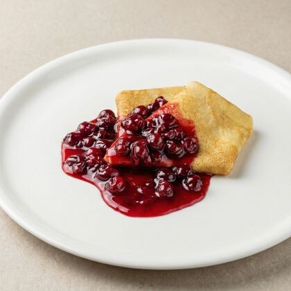 Блинчики с вишней