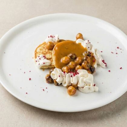 Панкейки с карамелью