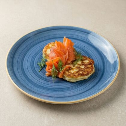 Оладушки с форелью