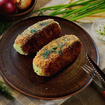 Картофельные зразы с грибами