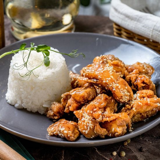 Курочка в карамельном соусе